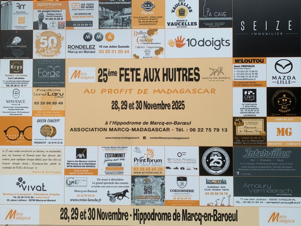 Le Set de Table de la Fête aux Huîtres 2025