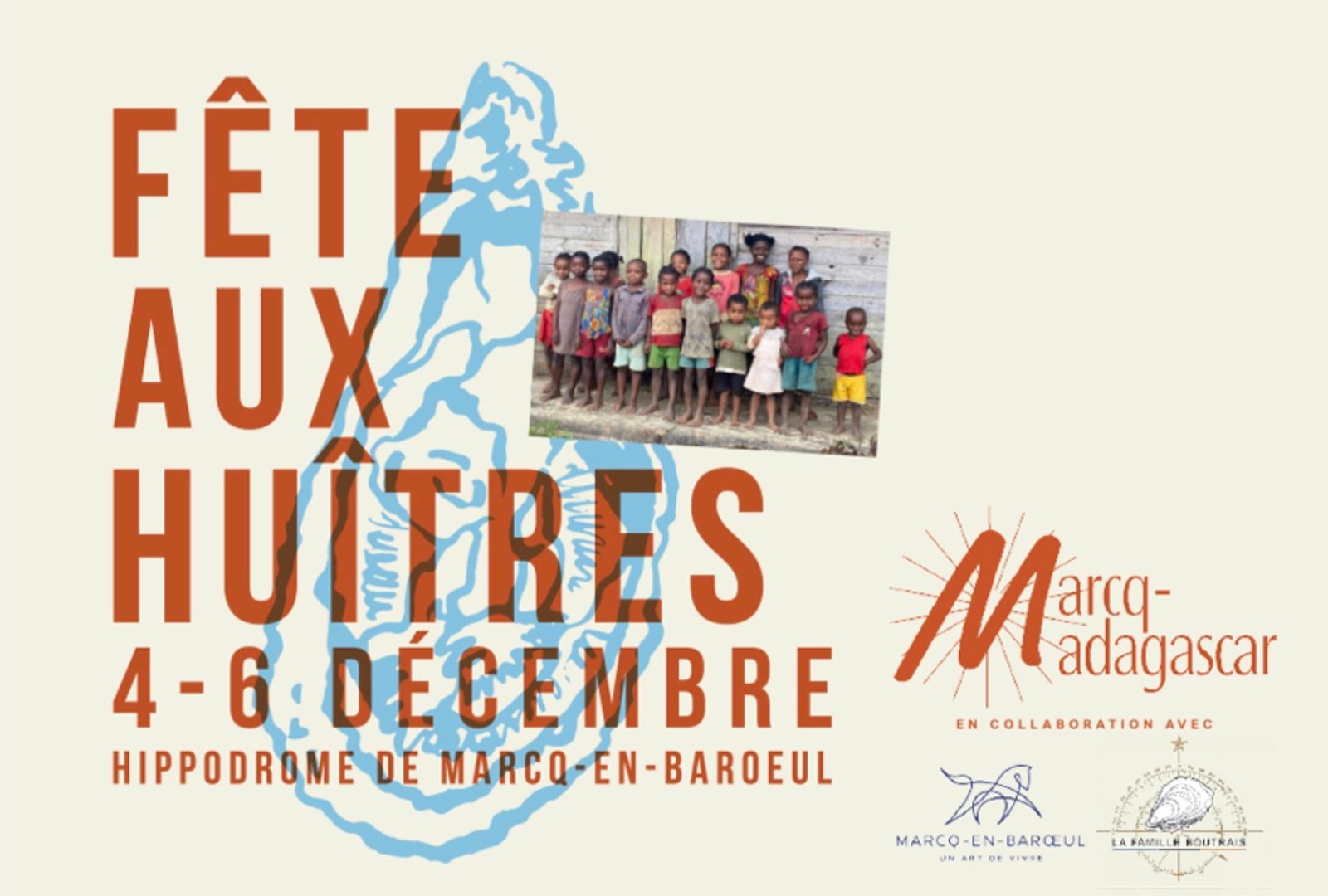 Fête aux Huîtres, 4-6 décembre, Hippodrome de Marcq-en-Barœul — Marcq-Madagascar